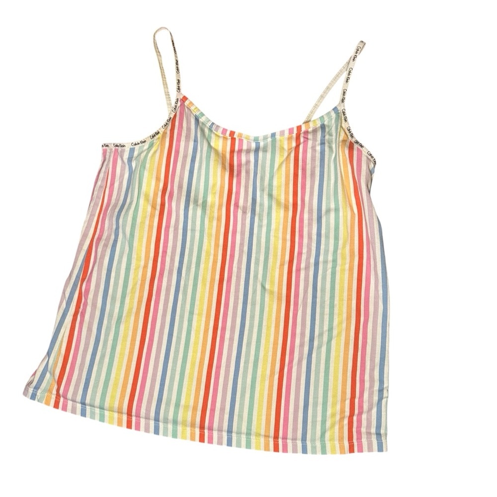 Calvin Klein Women’s Sleep Set Multi Colored 2 Piece  – Size Medium - Picture 2 of 11